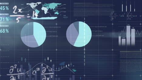 Animation-Der-Digitalen-Datenverarbeitung-Auf-Schwarzem-Hintergrund