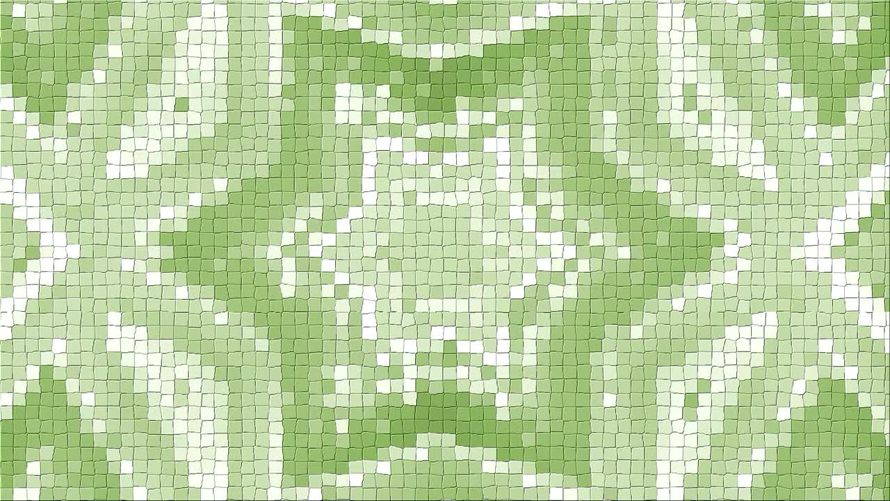 patrón complejo abstracto de un mosaico. dinámica brillante transformación y composición pulsante. en bucle