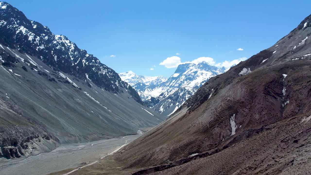 Aerea: Montagne delle Ande in una giornata di sole