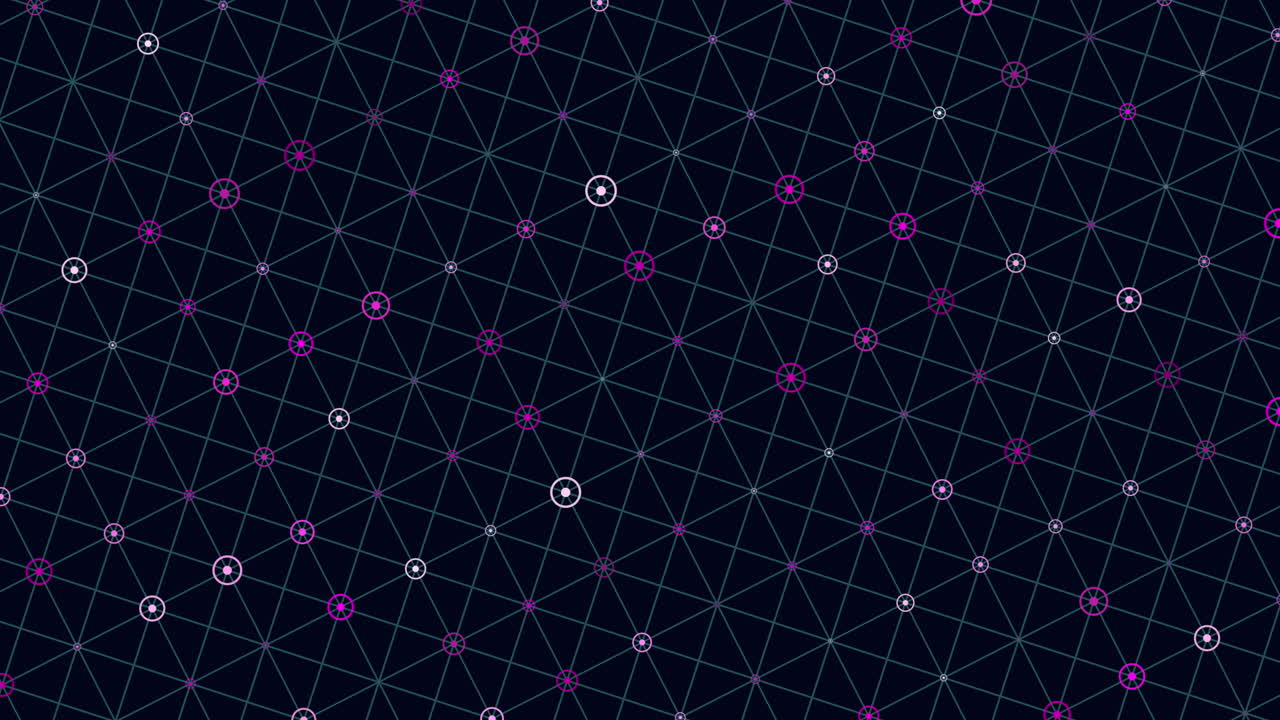 Geometric seamless pattern triangles and circles in hexagonal arrangement