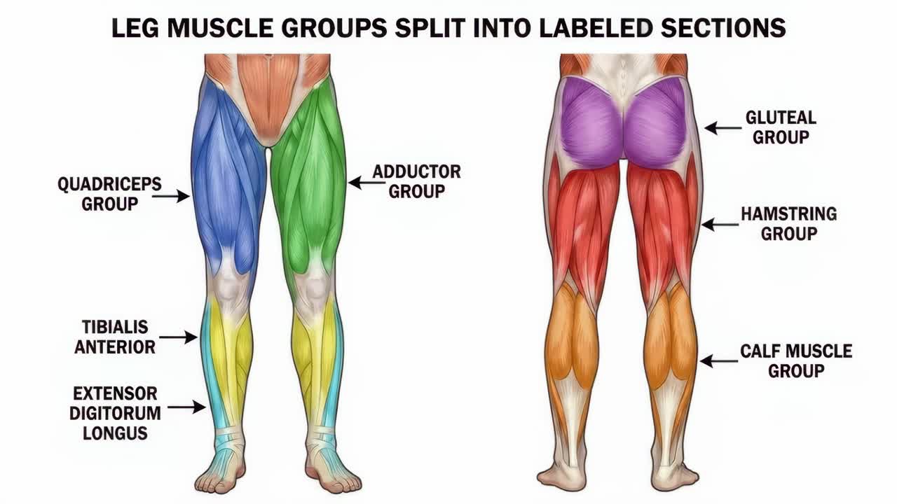 Leg Muscle Groups Diagram