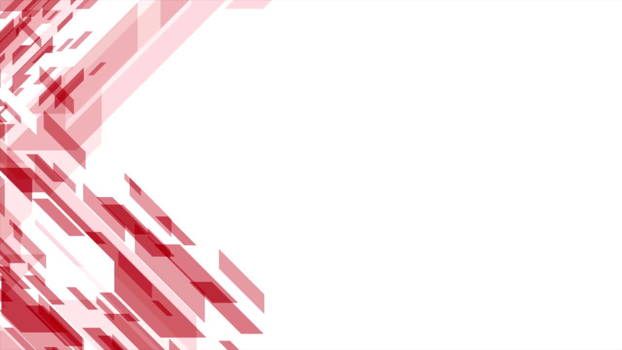 ярко-красный технический геометрический абстрактный видео анимация