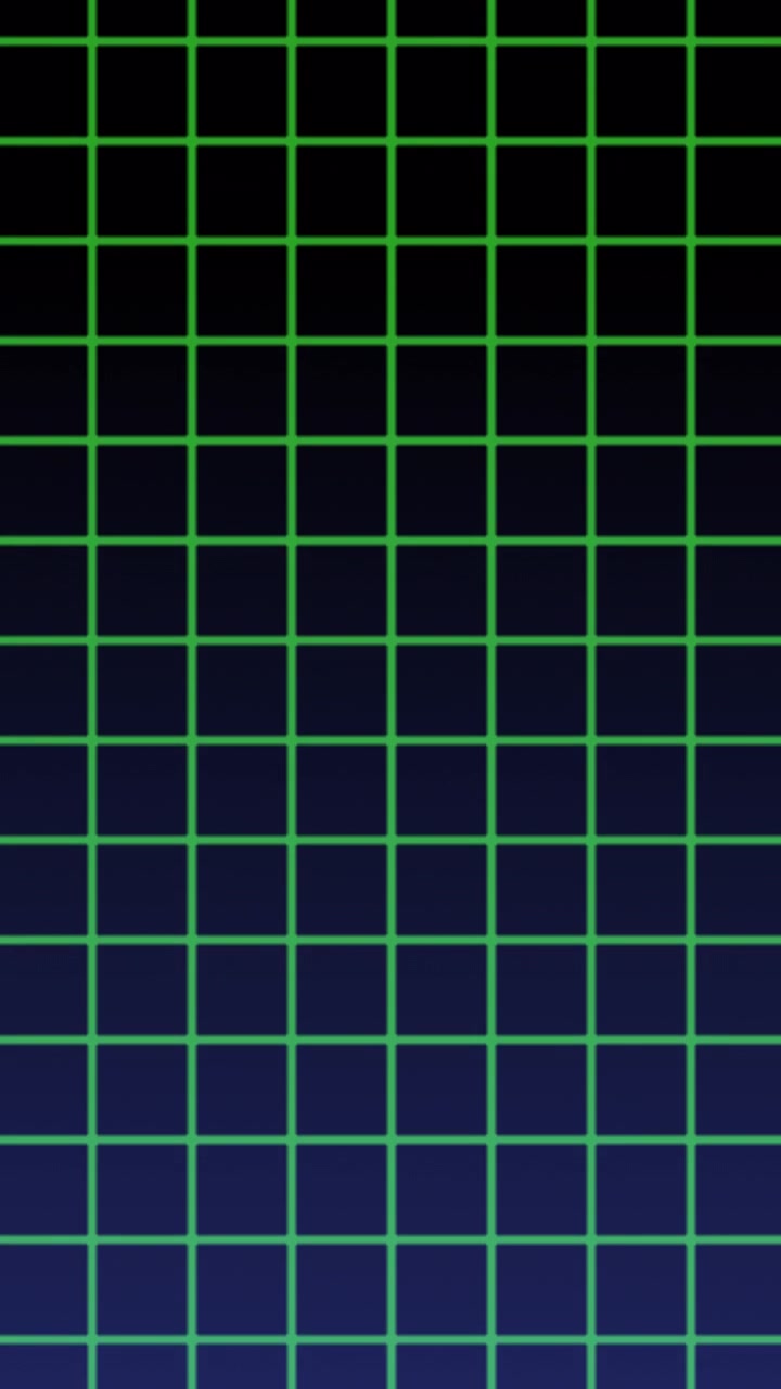 Abstract Green Grid Pattern on Dark Gradient Background