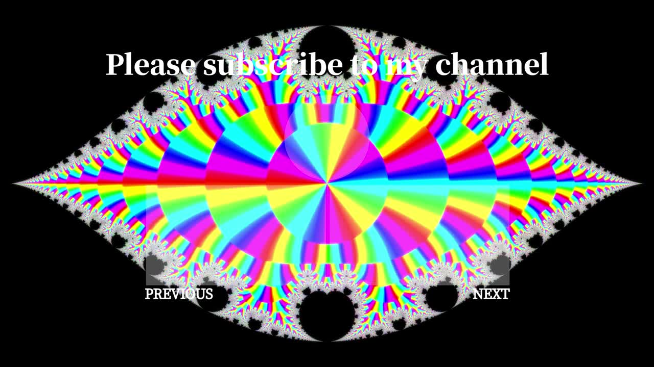 사이키델릭 플래시 엔드 카드 엔딩 스크린 모션 그래픽