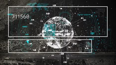 Animación-Del-Globo-Sobre-El-Procesamiento-De-Datos.