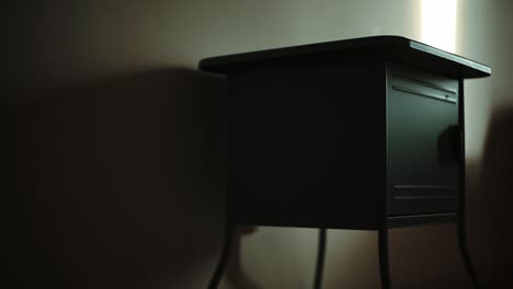 bedside table at the sunset living room