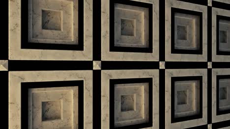 concept of architecture, abstract porcelain stoneware wall. animation. close up of abstract marble tiles for the interior decoration, seamless loop