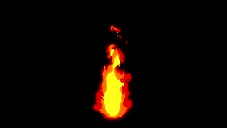 fire lightning animation, cartoon comic animation, flame loop background,