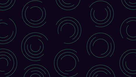 dynamic blue wave pattern on black background