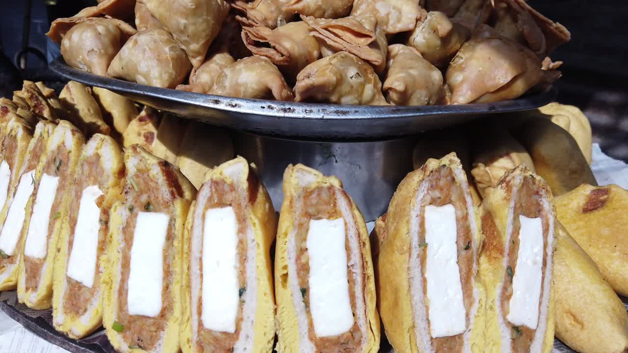 comida popular y famosa de la calle del subcontinente indio