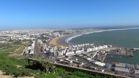 view from above agadir morocco