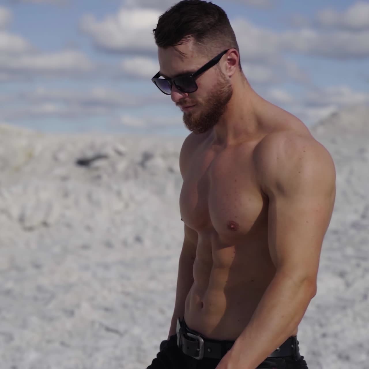 Handsome Muscular Shirtless Man