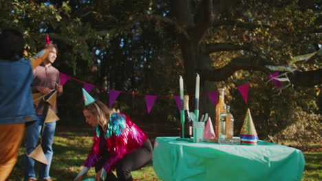outdoor birthday party