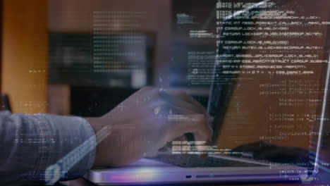 hombre de negocios usando una computadora portátil