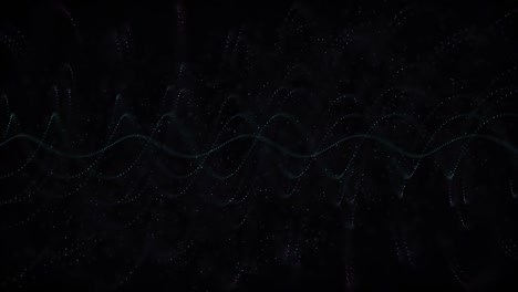 abstract particles loop background animation