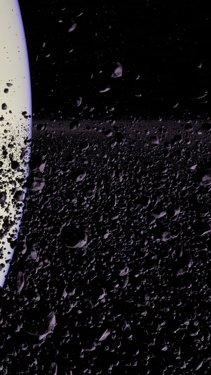 Voyage through an endless cosmic dance of asteroids and celestial beauty
