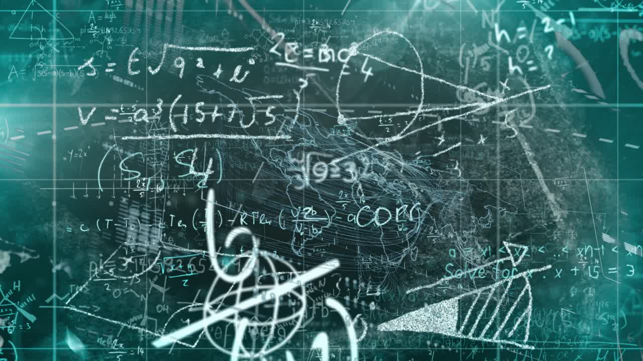 animación de ecuaciones matemáticas y procesamiento de datos