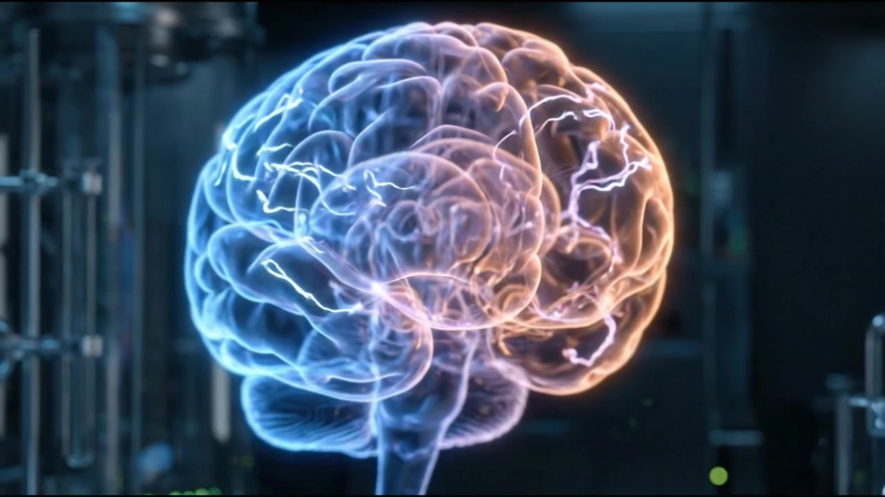 Holographic Human Brain Model with Neural Activity in Laboratory