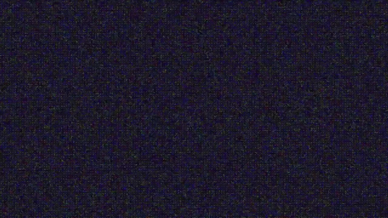 Abstract Background with Analog VHS Static and Glitch Noise