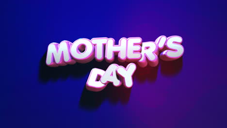 celebración del día de la madre en estilo 3d vibrante