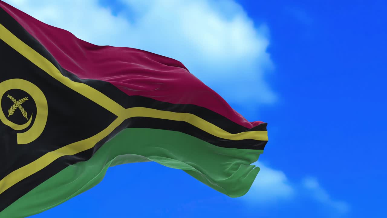 바누아투 발의 끊임없는 루프.