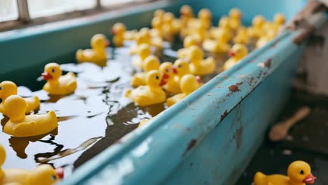 rubber ducks in a water game