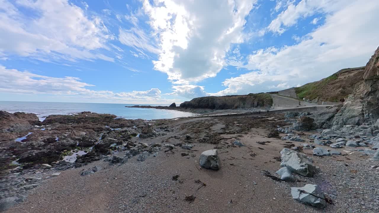 Ireland Epic Locations slip to the sea at Stage Cove Copper Coast Waterford summer evening