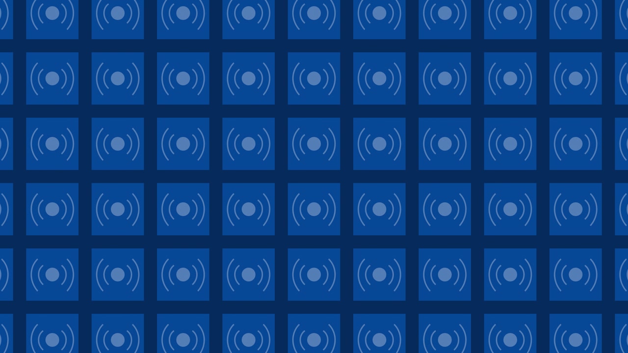 Abstract Blue Pattern