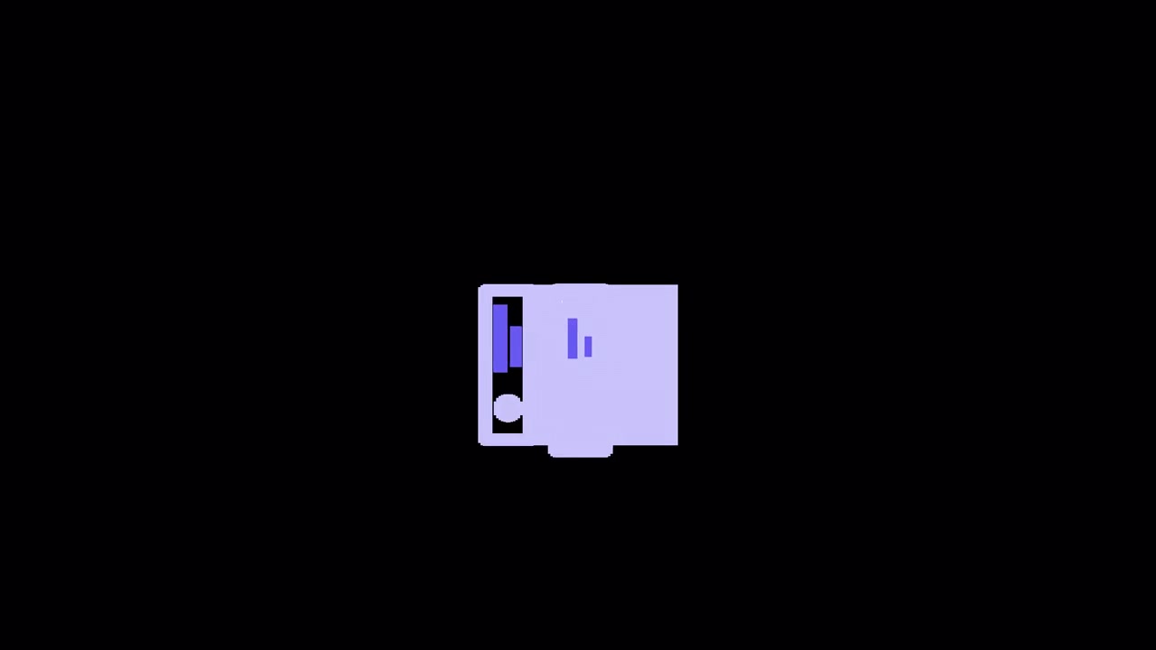 Abstrakte digitale Animation einer Ladebalken-Oberfläche