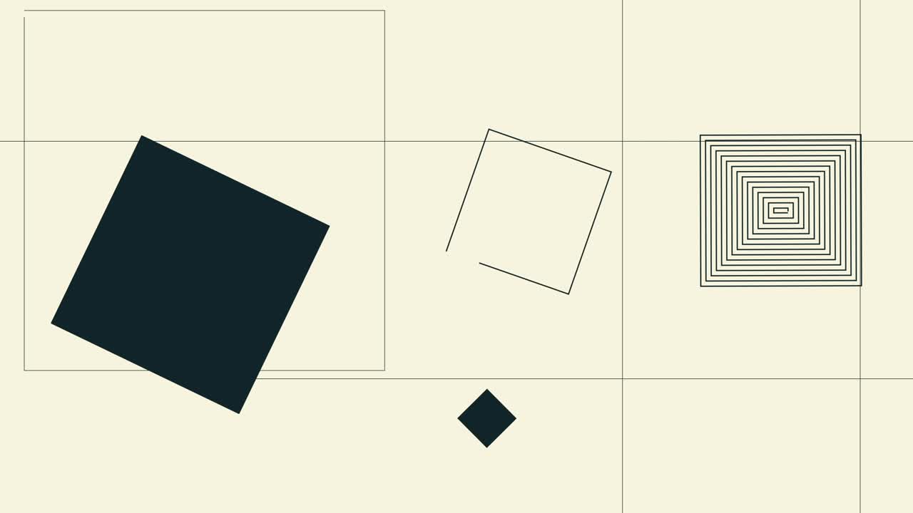 Geometric Retro Backgrounds - Customizable editable video template