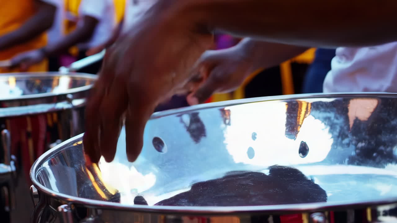 Steel Drum Performance at a Festival