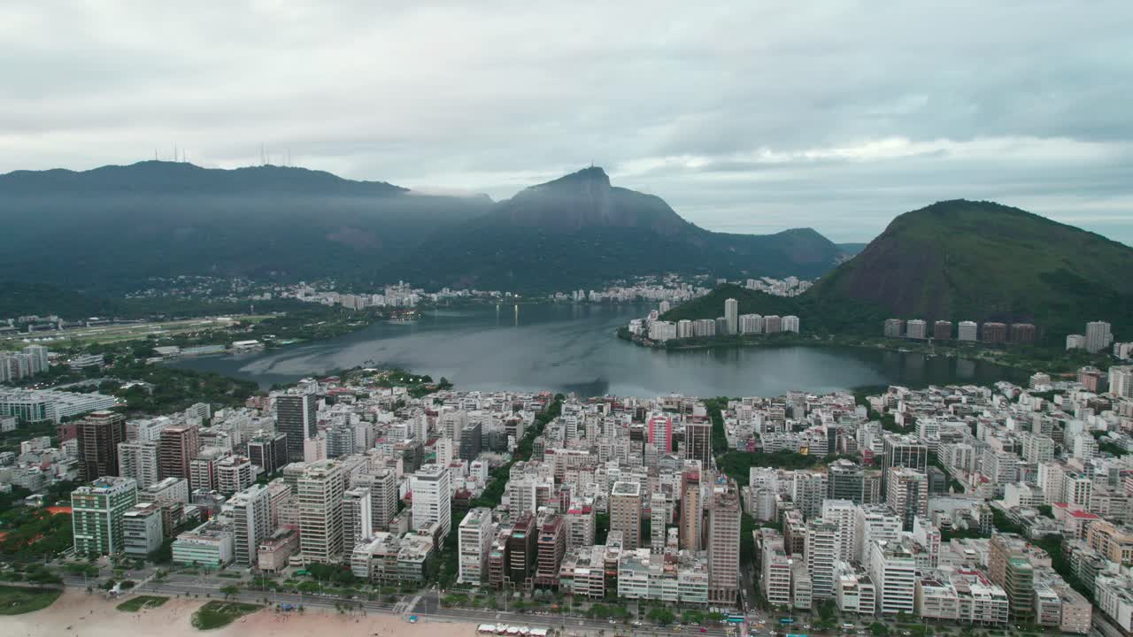 ipanema, 레블론 해변, 리오데자네이로, 브라질, 파라다이스 스카이 라인, 해안 도시, 여행 및 관광