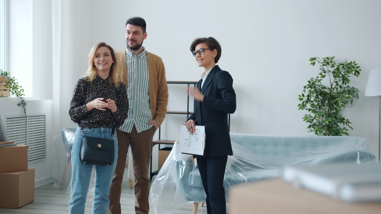 muestra de bienes raíces