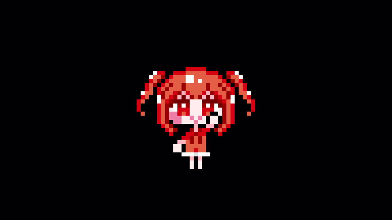 Pixel girl 03 Raising hand Looping animation. 1080p (4).mov