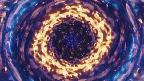 Abstract Swirling Light Vortex Tunnel