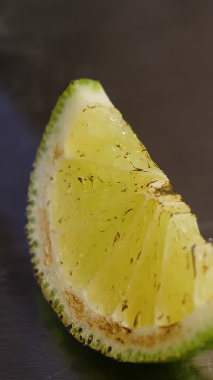 rebanada de cal ardiente