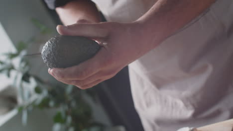 preparing avocado