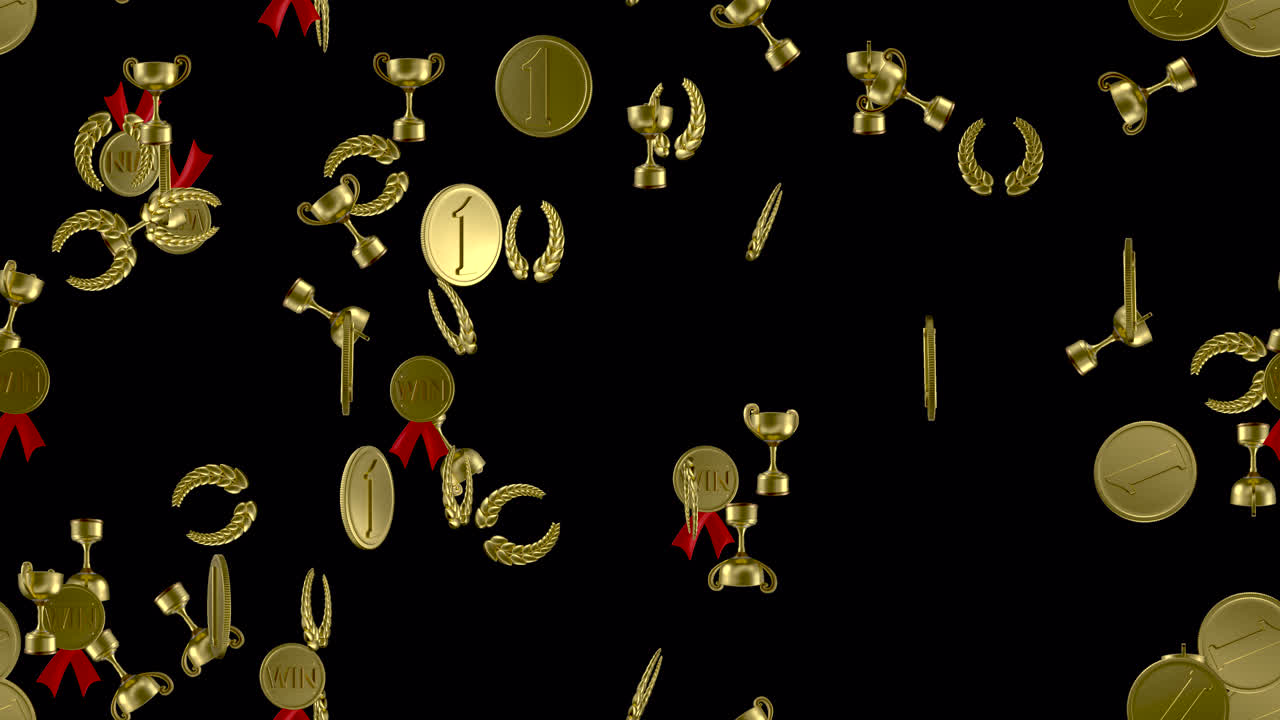 승리 루프 타일 회전과 함께 알파