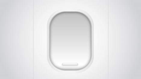 airplane window view changes over time