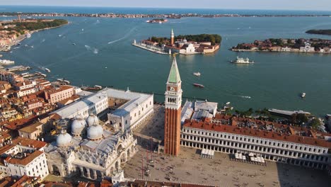 venice italy saint mark's square aerial drone footage 6