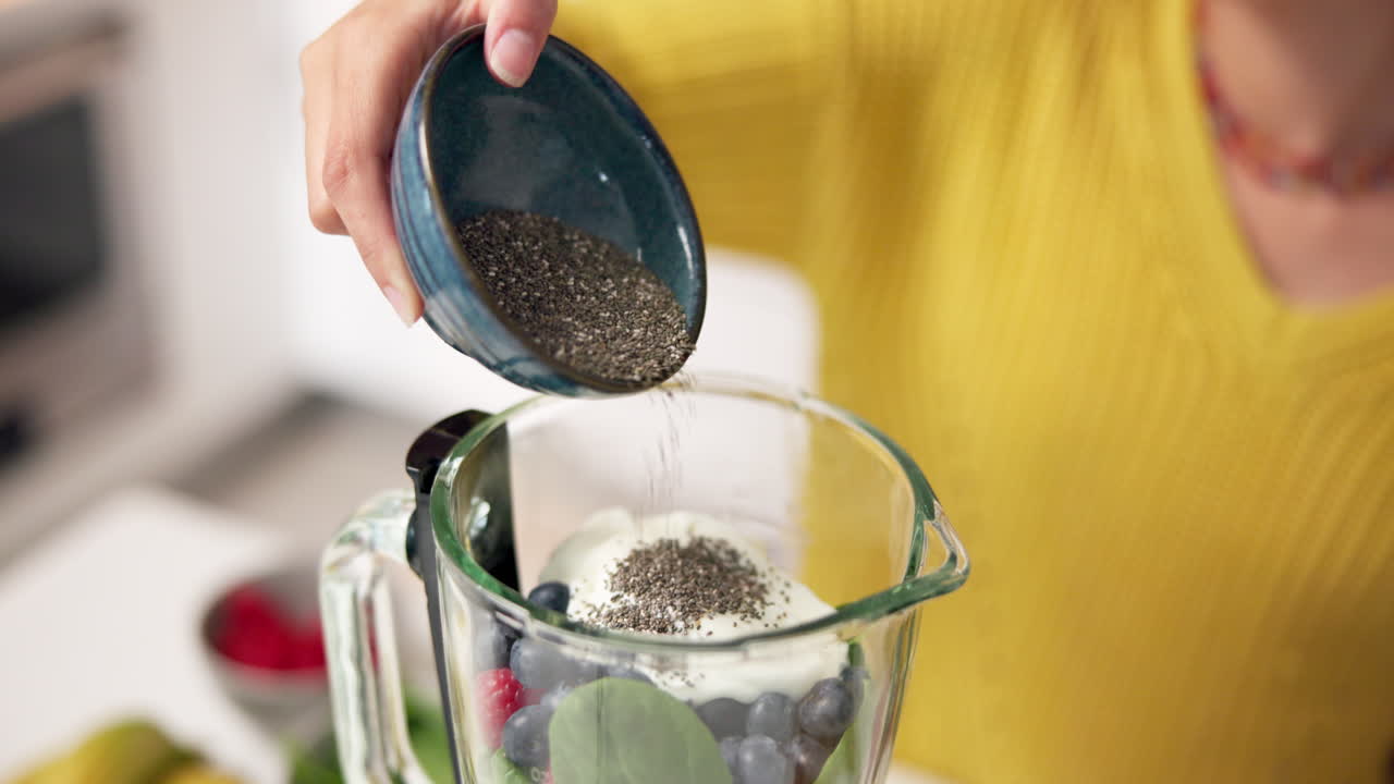 Sådan laver du en sund smoothie med chiafrø
