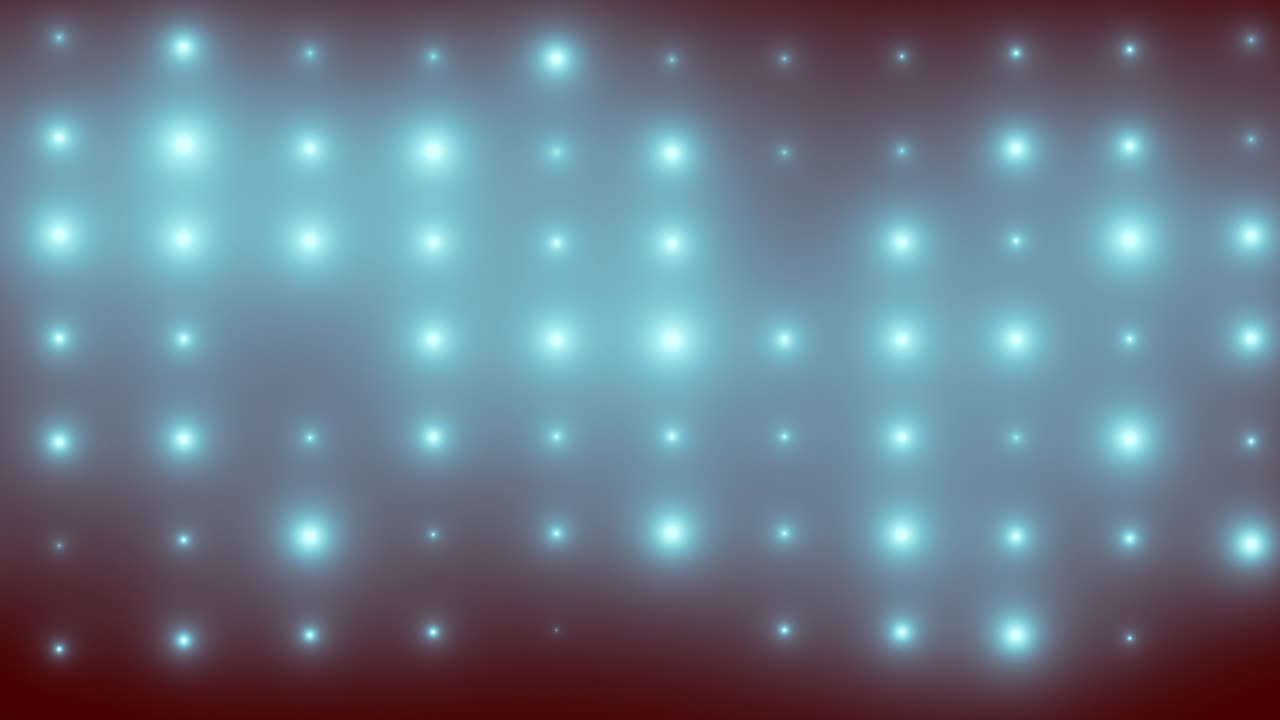 Sfondo in loop continuo con luce LED ciano e rossa