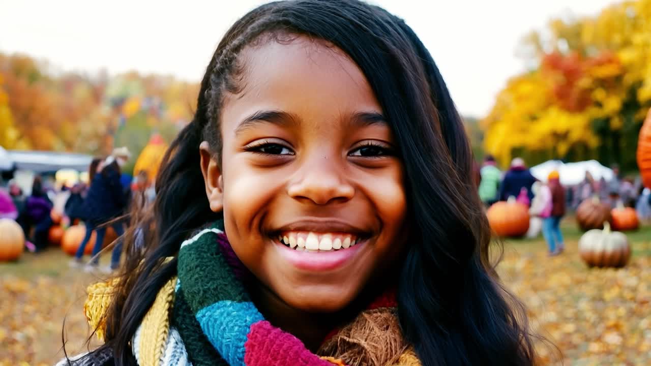 호박 에서 웃는 소녀