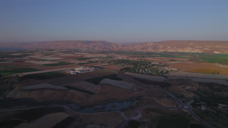 The-Jordan-Valley-and-the-south-of-the-Sea-of-Galilee-at-sunset---Kibbutz-Ashdot-Ya'akov