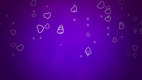 valentines day shiny background animation romantic heart 34