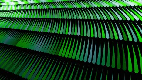 abstract green wave pattern