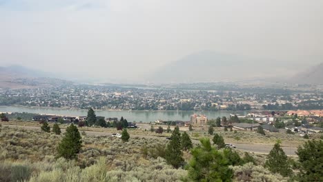 Smoke's-Embrace:-Kamloops'-Altered-Cityscape-due-to-Ross-Moore-Lake-Wildfire