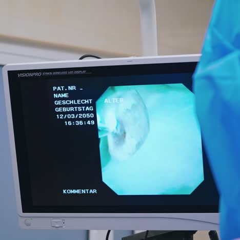 monitor in operating theater