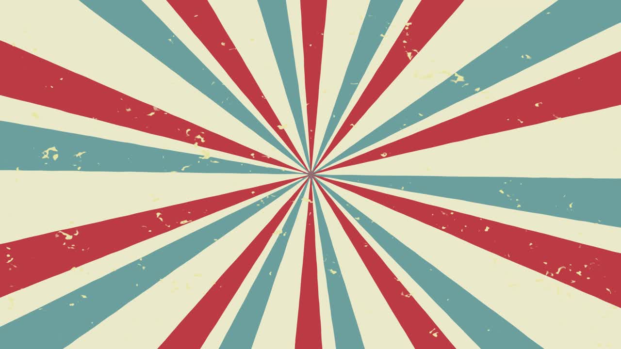 회전 레트로 버스트 느린 원활한 루프 그런지 빈티지 배경