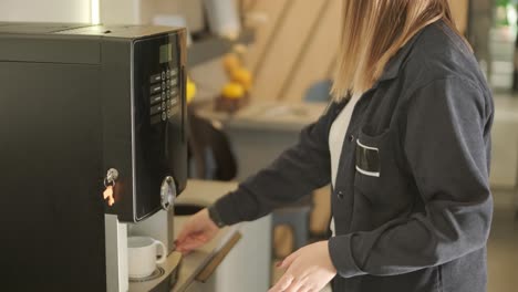 car service manager enjoying coffee break